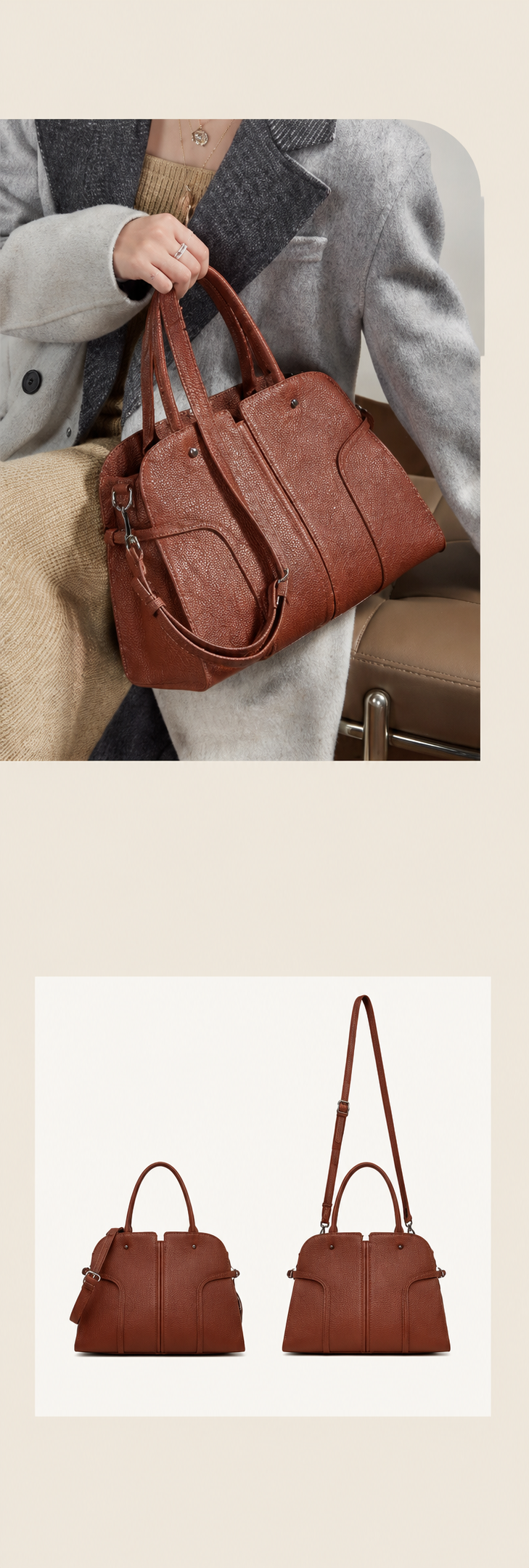 Sac à Main Élégant Femme – Modèle Chic avec Bandoulière Ajustable