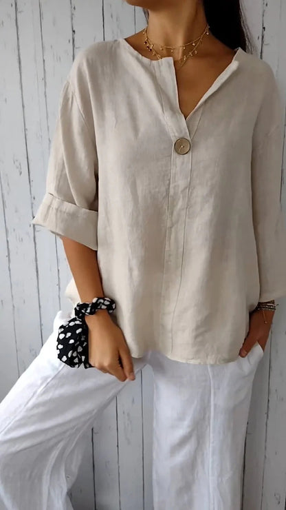 Chemise Maryline Décontractée en Lin